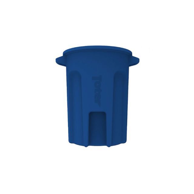 Toter R32 Blue 32 Gallon Round Trash Can
