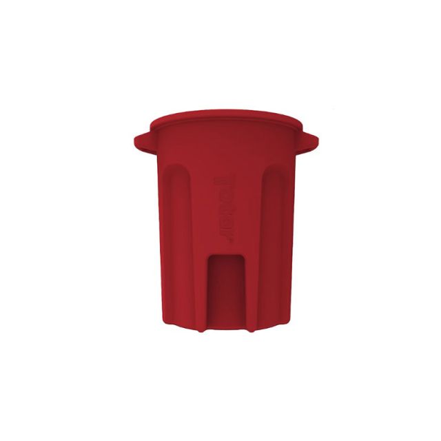 Toter R44 Red 44 Gallon Round Trash Can